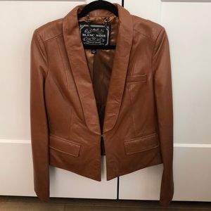 Blanc Noir “Leather” Jacket